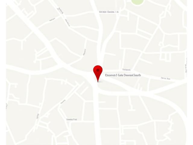 Vilniaus miesto žemėlapis su pažymėtu Pusiausvyros Invest biuru Gedimino prospekte